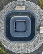 Kúpacia kaďa štvorcová s externou pecou – Obrázok 4